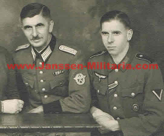 Large family photo police man and brothers Wehrmacht 1943 - Image 3