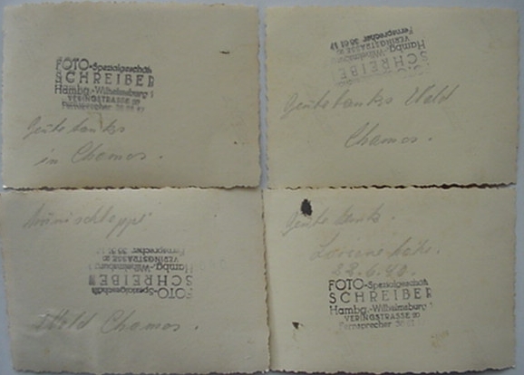 Lot 4 photos Beutepanzer captured tanks France 1940 - Image 2