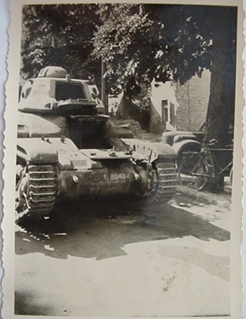 Lot 4 photos Beutepanzer captured tanks France 1940 - Image 5