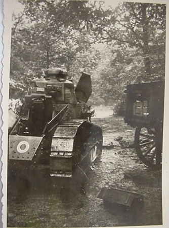 Lot 4 photos Beutepanzer captured tanks France 1940 - Image 6