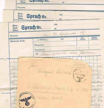 Lot field post Fallschirmjäger Africa Corps POW camp Tunis - Image 6