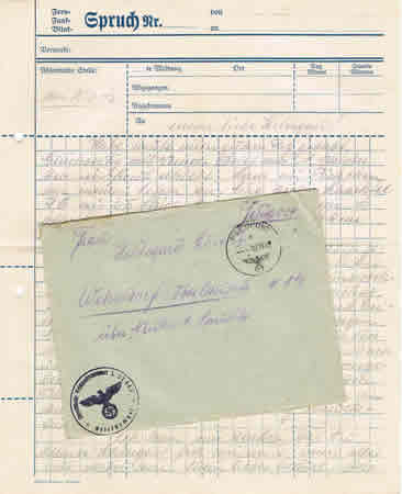 Lot field post Fallschirmjäger Africa Corps POW camp Tunis - Image 7