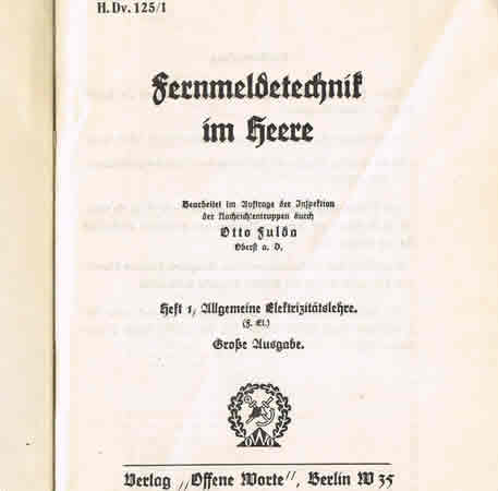 H.Dv.125/1 Fernmeldetechnik im Heere - Image 2