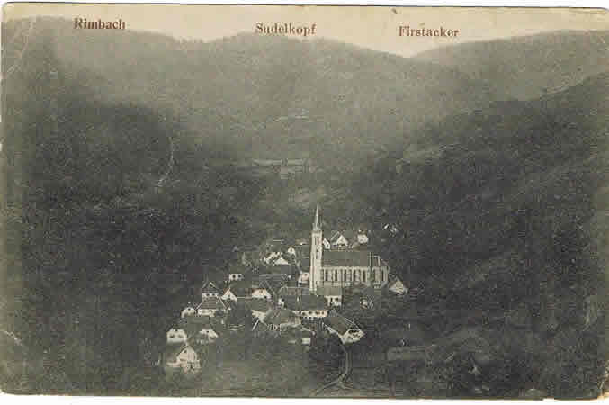 Fieldpost card musketier 19.Reserve-Division Vosges France