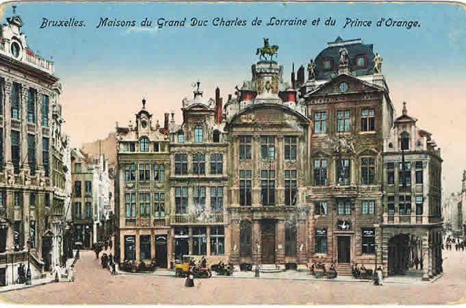 Fieldpost card Bruxelles Belgium IR82 22.Reserve-Division