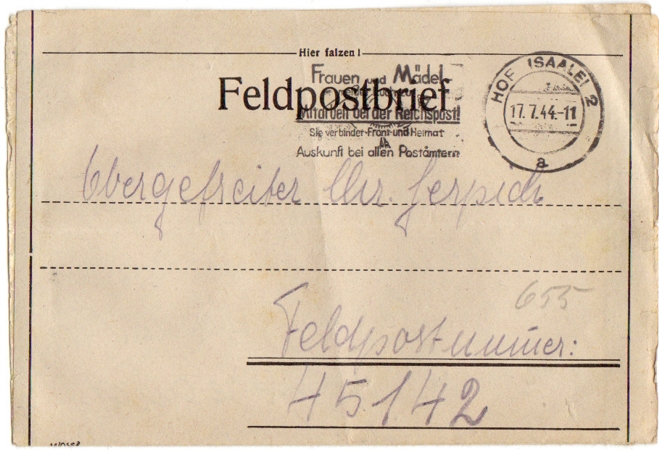 Obergefreiter Schlächterei-Kompanie 342.ID Ukraine 1944