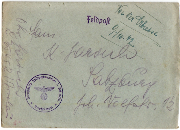 Luftwaffe Oberfeldwebel Fliegerhorst Salzburg 1942