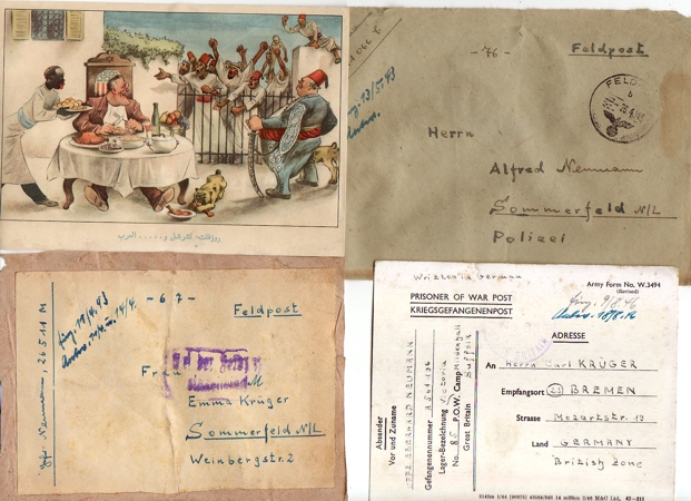 Deutsch-Arbische Legion DAK Africa Corps 1942-46 POW USA - Image 2