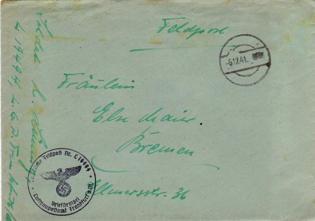Lot field post Luftwaffe and Waffen-SS 12.SS-Panzer-Division - Image 6