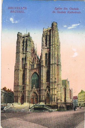 Fieldpost card Bruxelles Belgium 1915 IR21 6.Reserve-Division