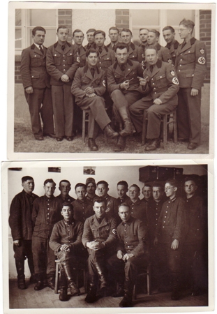 Two photos RAD unit Reichs Arbeits Dienst
