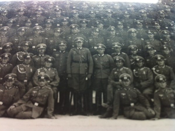 Large framed company photo IR62 Landshut 1937 - Image 5
