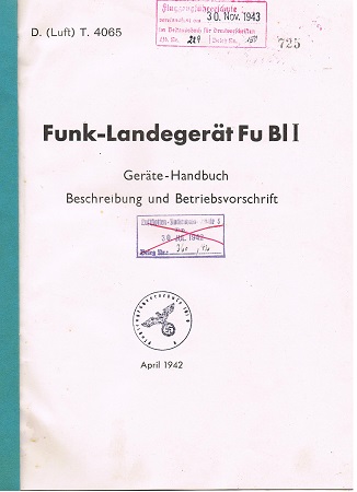 Luftwaffe manual Funk Landegerät Fu B2 1942 D.(Luft)T.4065 - Image 2