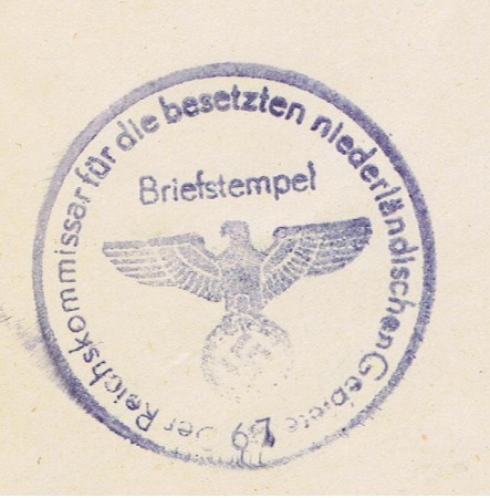 Envelope 1943 Generalstaatsanwalt Den Haag to police Zandvoort - Image 2