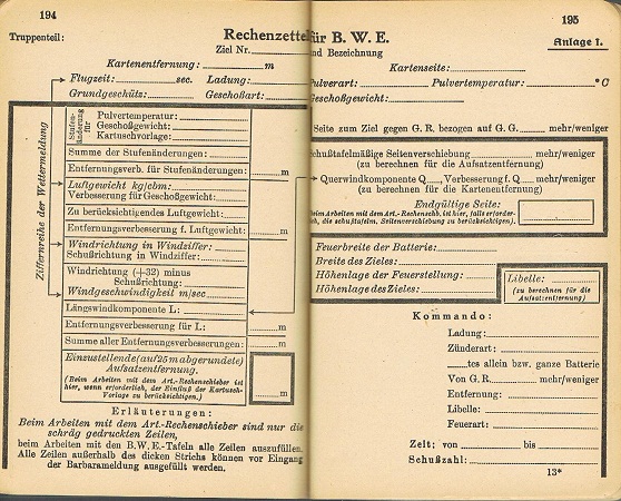 H.Dv.200/6 Ausbildungsvorschrift für die Artillerie 1937 #2 - Image 5