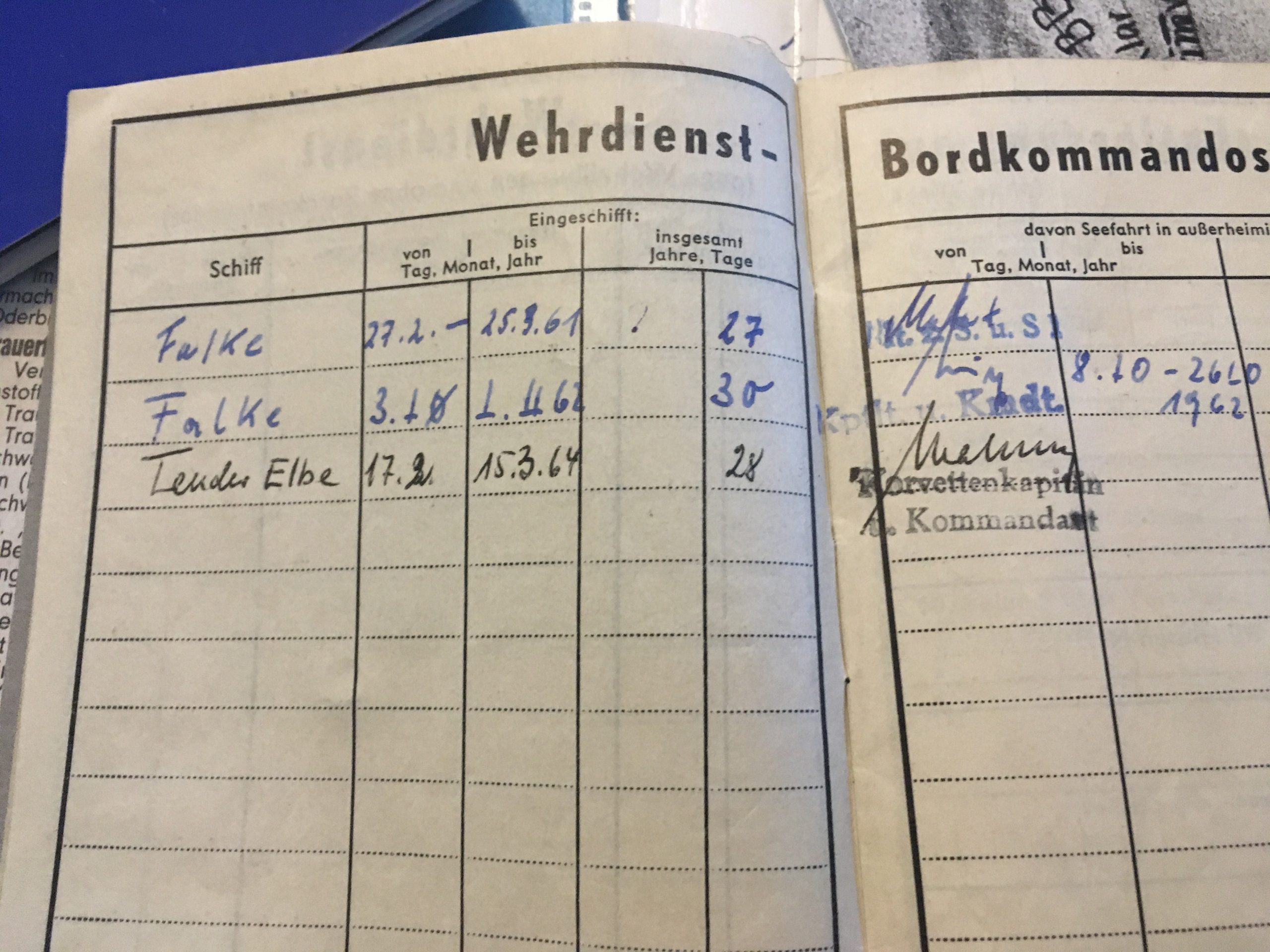 Soldbuch group Leutnant U-Boat service U-293 Kapitänleutnant - Image 22