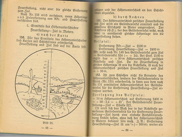 H.Dv.111/1 Schiessvorschrift für Infanterie-Geschütze 1939 - Image 5