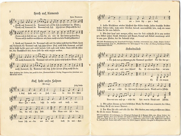 HJ song book 1936 Junge Gefolgschaft - Image 3