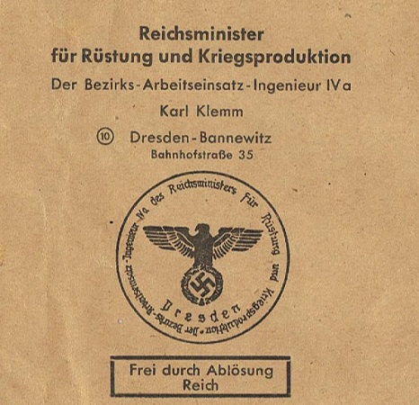 KVK2 with envelope and photo 1944 Siemens employee Dresden - Image 7