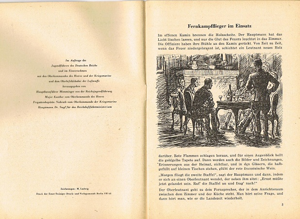 Kriegsbücherei der deutschen Jugend Heft 125 Fernkampfflieger - Image 2