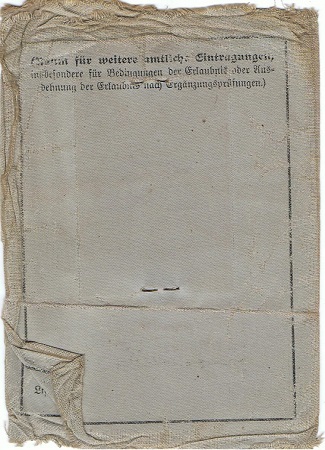 Drivers license Kanonier Werfer-Ersatz-Abteilung 2 Bremen - Image 3
