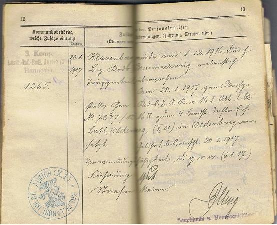 Militärpass and documents Artillery Russia and France - Image 3