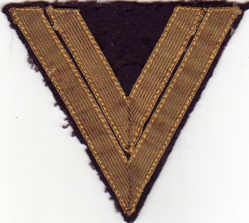 Rank insignia leading seaman for the blue tunic
