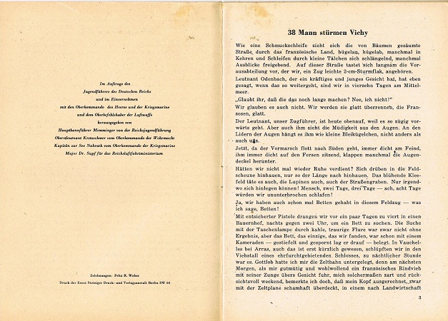 Kriegsbücherei der deutschen Jugend Heft 140 Vichy - Image 2