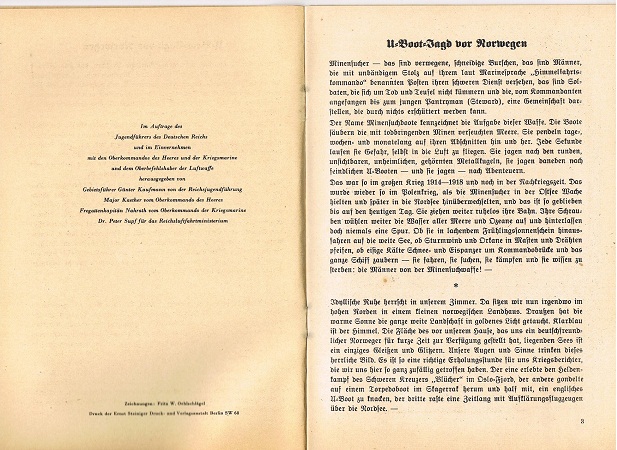 Kriegsbücherei der deutschen Jugend Heft 67 U-Bootjagd - Image 2