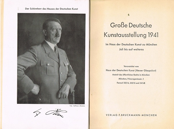 Catalog art exposition 1941 Munich Deutsche Kunstausstellung #2 - Image 2