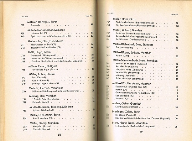 Catalog art exposition 1941 Munich Deutsche Kunstausstellung #2 - Image 4
