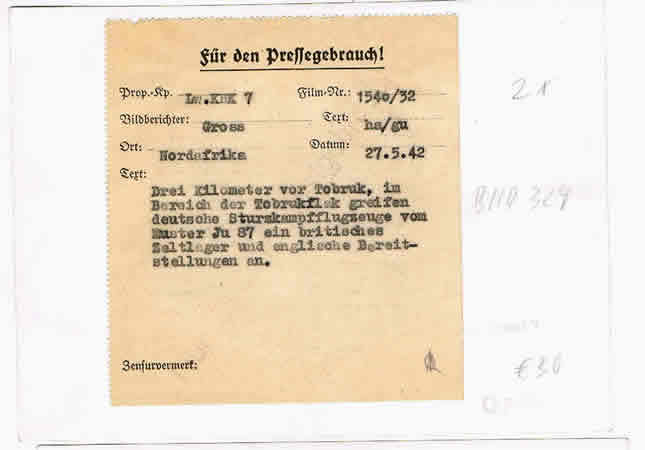 Two Africa Corps DAK Luftwaffe aerial photos dessert 1942 - Image 2