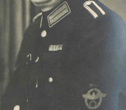 Large uniform portrait photo police man Vienna Austria - Image 2