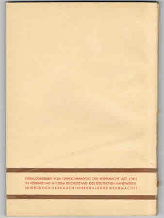 Schooling book OKW Wehrmacht 1943 Meisterprüfung - Image 2