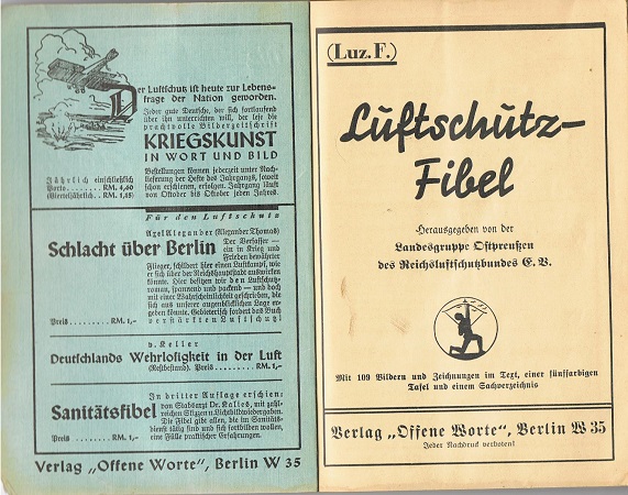 Die Luftschutzfibel Air Raid Precaution manual - Image 2