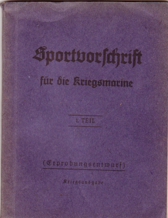Kriegsmarine manual 1938 sport education #1