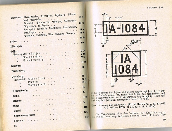 Traffic regulations 1935 Reichs Strassen Verkehrs Ordnung - Image 4