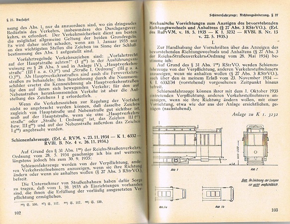 Traffic regulations 1935 Reichs Strassen Verkehrs Ordnung - Image 5