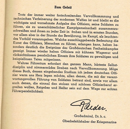 Kriegsmarine Der Marineoffizier als Führer und Erzieker 1943 - Image 3
