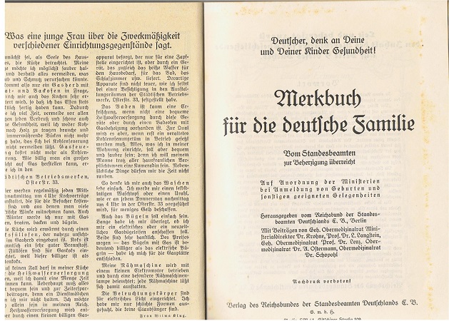 Merkbuch für die Deutsche Familie - Image 2
