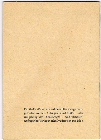 OKW propaganda booklet 1943 Mehr Mut zum Leben - Image 3