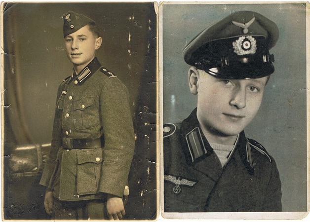 Pass and photos musician Unteroffizier Vorschule 1944 - Image 3