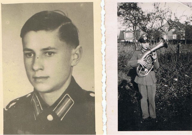Pass and photos musician Unteroffizier Vorschule 1944 - Image 7