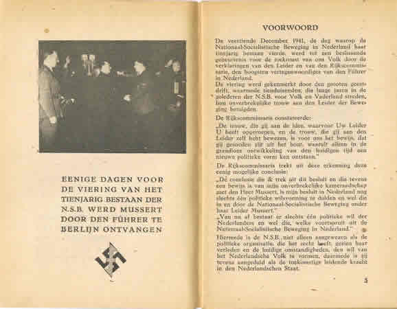 NSB propaganda booklet de veertiende december 1941 - Image 2