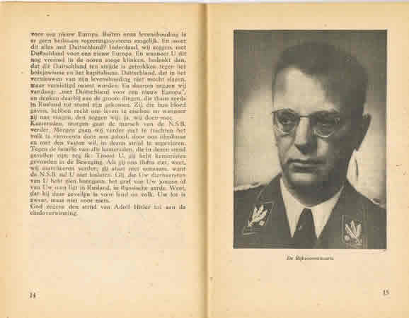 NSB propaganda booklet de veertiende december 1941 - Image 4