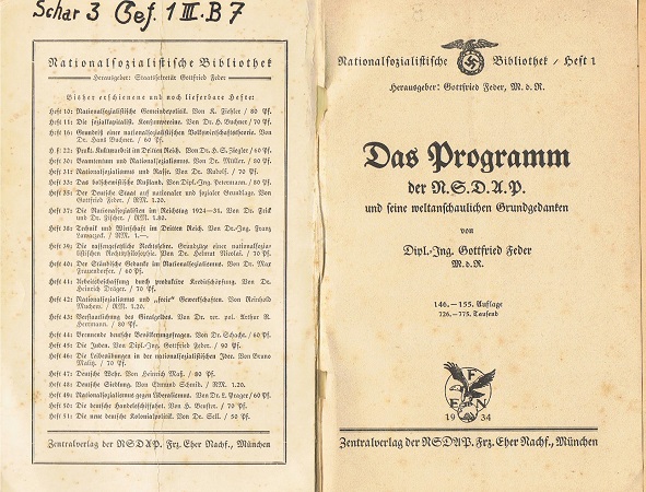 NSDAP party programm 1934 Das Programm der NSDAP - Image 2