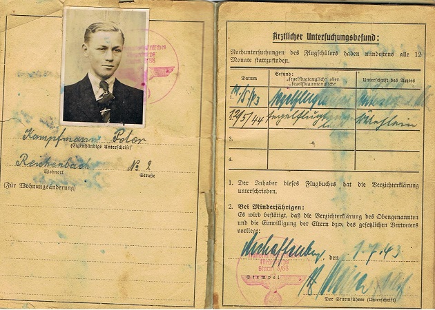 NSFK glider pilot pass 1943 Sturm Nürnberg Reichenbach - Image 3