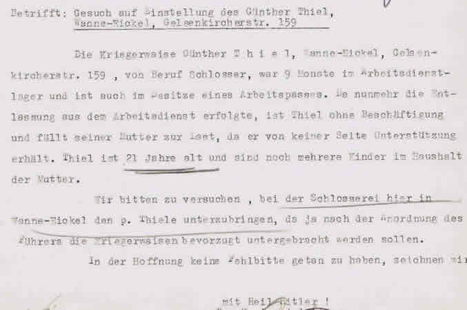 NSKOV document 1935 Ortsgruppe Wanne-Eickel Reichsbahn - Image 3