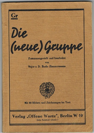 Die (neue) Gruppe tactical manual for army infantry
