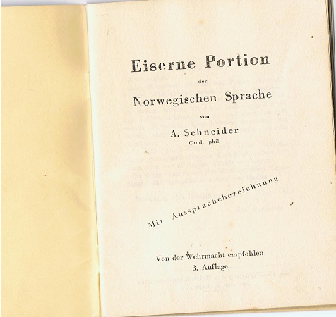 Dictionary for soldier in Norway 1941 - Image 2